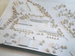 Modell des neuen Alois-Harbeck-Platzes